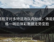 西班牙对多特这场队内分歧，体能教练一哨后体彩数据走势变脸