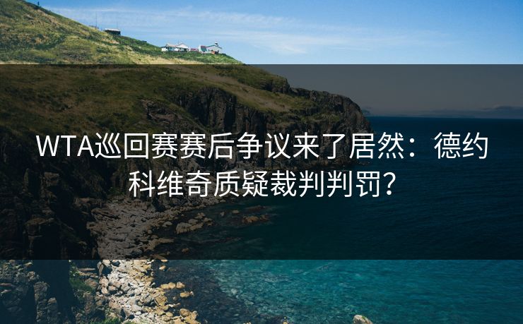 WTA巡回赛赛后争议来了居然：德约科维奇质疑裁判判罚？